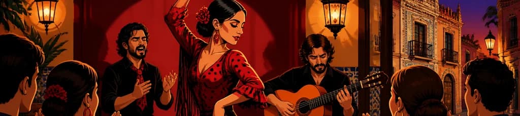 El arte del flamenco en vivo: espectáculo en Palosanto Tablao