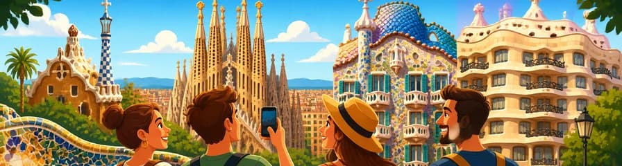 Tour de la Hora Dorada en la Sagrada Familia y el Atardecer en el Park Güell