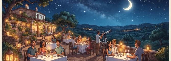 Disfruta de una Cena bajo la Luna en AstroDehesa