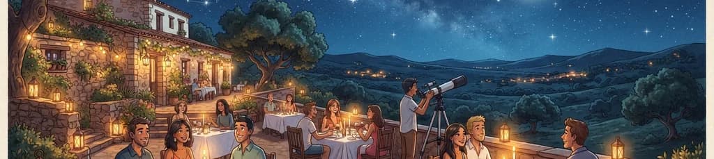 Disfruta de una Cena bajo la Luna en AstroDehesa