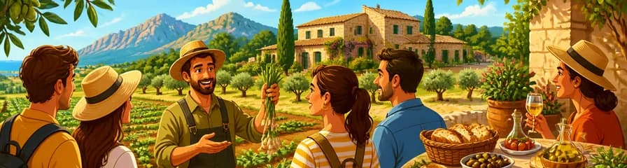 Recorrido por una Finca Agrícola Mallorquina con Degustación de Productos de la Tierra