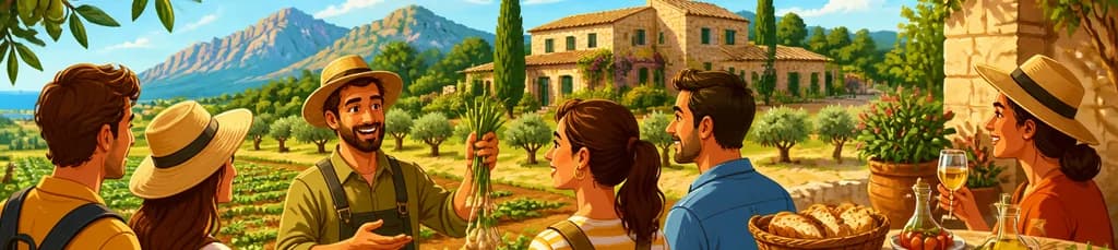 Recorrido por una Finca Agrícola Mallorquina con Degustación de Productos de la Tierra