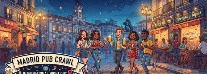 Recorrido de bares por Madrid: Acceso a discotecas, pubs y chupitos de bienvenida