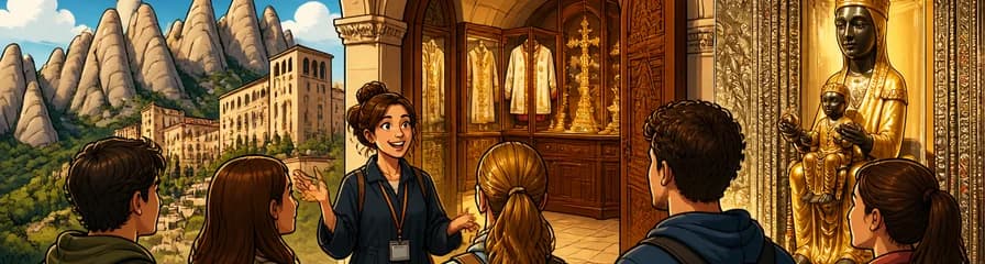 Entrada privilegiada a la sacristía de Montserrat con acceso directo a la Virgen Negra