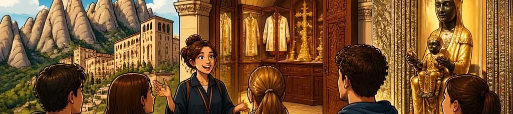 Entrada privilegiada a la sacristía de Montserrat con acceso directo a la Virgen Negra
