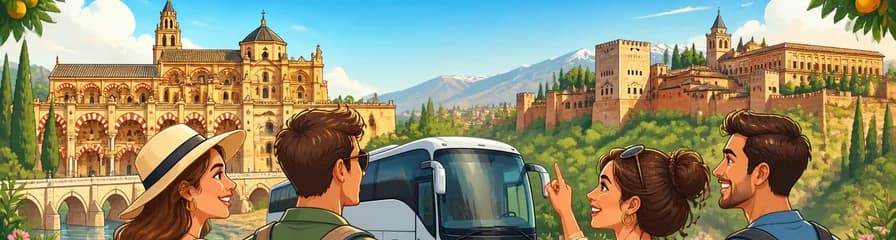 Excursión en autobús desde Sevilla para explorar Córdoba y Granada