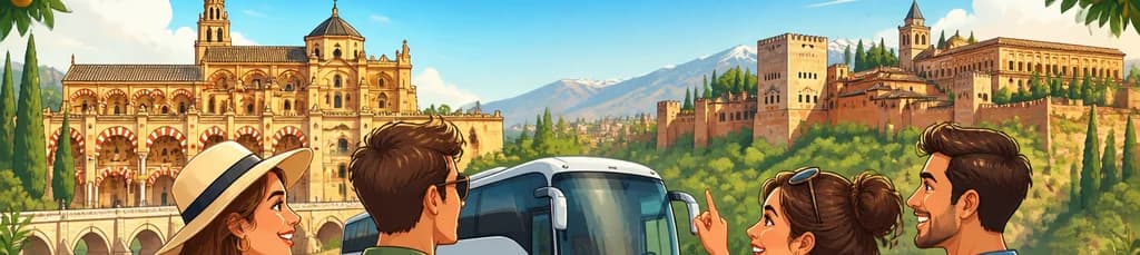 Excursión en autobús desde Sevilla para explorar Córdoba y Granada