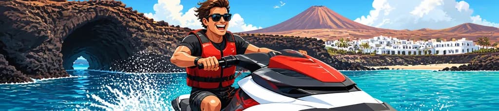 Aventura individual en moto de agua de 45 minutos por Playa Chica