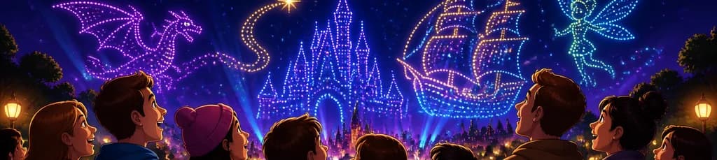Espectáculo DroneArt: Harry Potter™ en el Parc del Fòrum de Barcelona