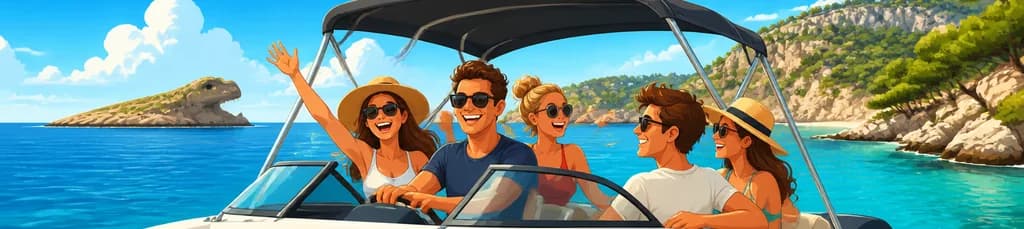 Alquiler de embarcación Bayliner Element E5 sin necesidad de licencia con Bluemarine.me
