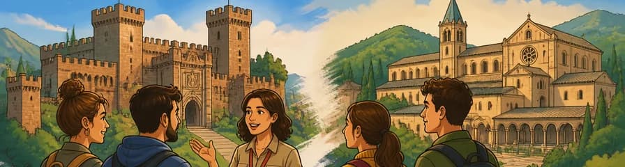 Viaje de medio día al Monasterio de Leyre y al Castillo de Javier partiendo de Pamplona