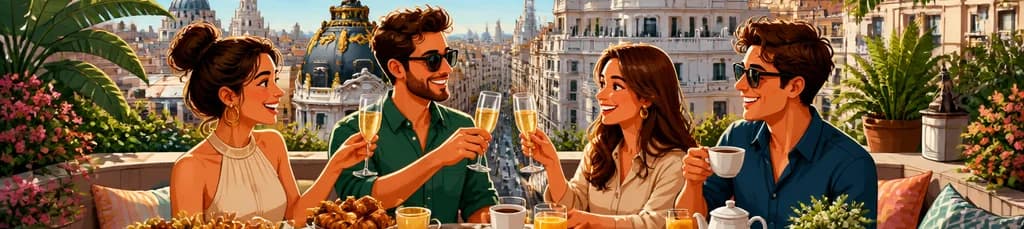 Disfruta del exclusivo brunch en la azotea El Jardín de Diana del Hyatt Centric Gran Vía 5*