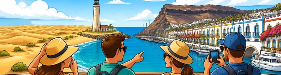 Excursión panorámica por la costa de Gran Canaria: lo más destacado desde el puerto