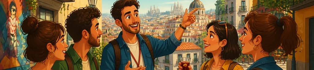 Recorrido privado alternativo por Madrid con un guía local: Descubre la ciudad a tu manera
