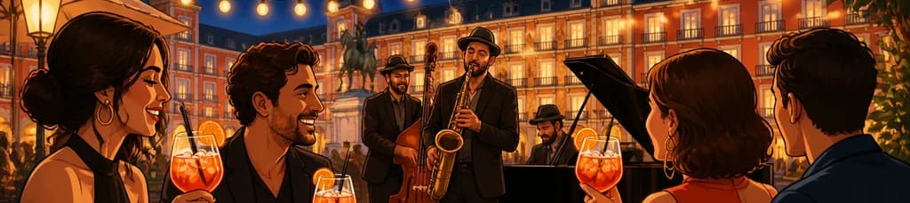 Veladas de Jazz y Spritz en la emblemática Plaza Mayor