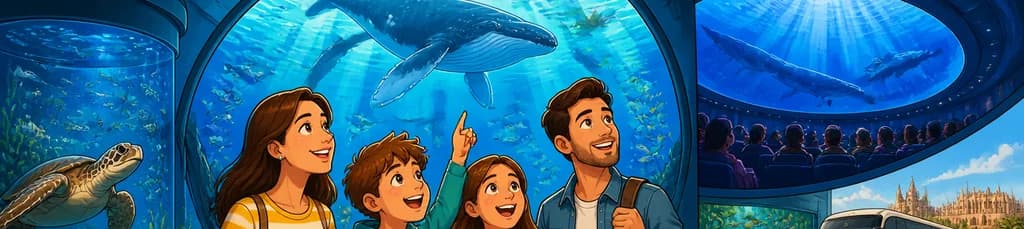Visita al Acuario de Palma incluyendo servicio de traslado