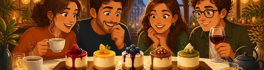 Una experiencia irresistible: 5 bocados, 5 sabores de cheesecake
