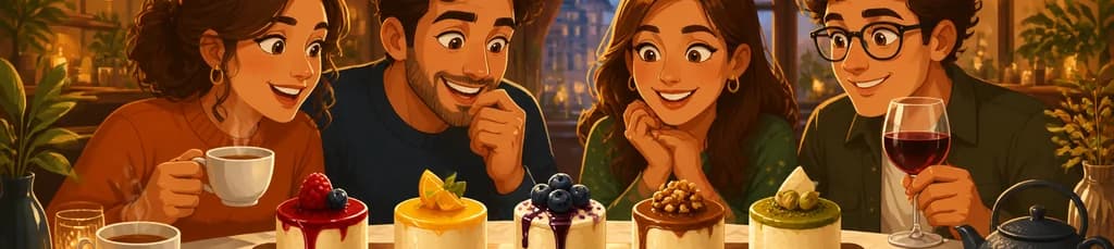 Una experiencia irresistible: 5 bocados, 5 sabores de cheesecake