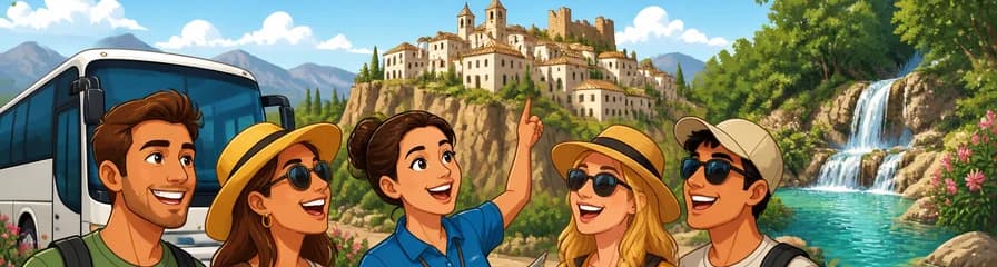 Excursión de un día a las Cascadas del Algar y Guadalest desde Albir, Benidorm y Calpe
