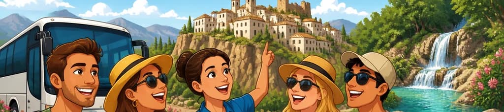 Excursión de un día a las Cascadas del Algar y Guadalest desde Albir, Benidorm y Calpe
