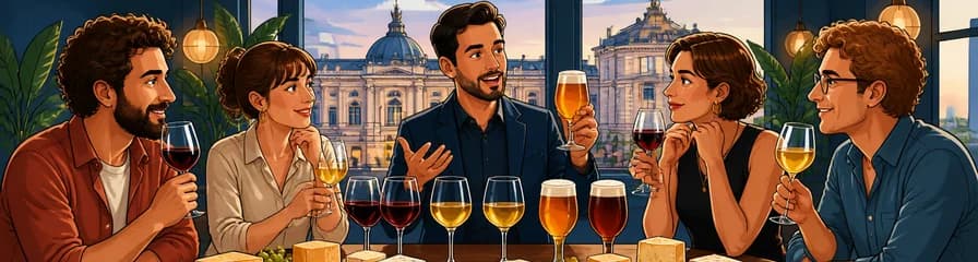 Experiencia de maridaje de quesos, vino y cerveza en el hotel Ocean Drive Madrid