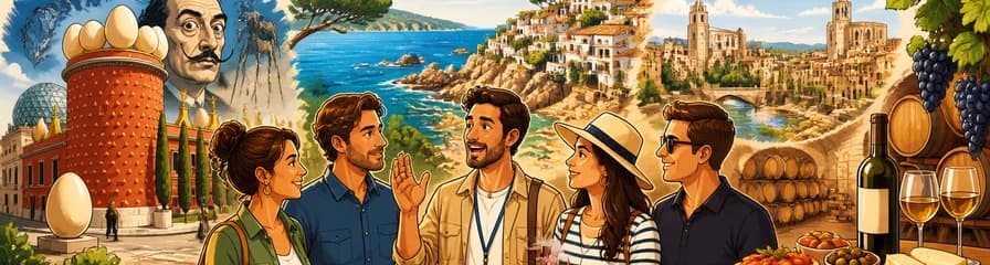 Experiencia Privada por la Costa Brava y Girona: Dalí, Gastronomía y Vinos