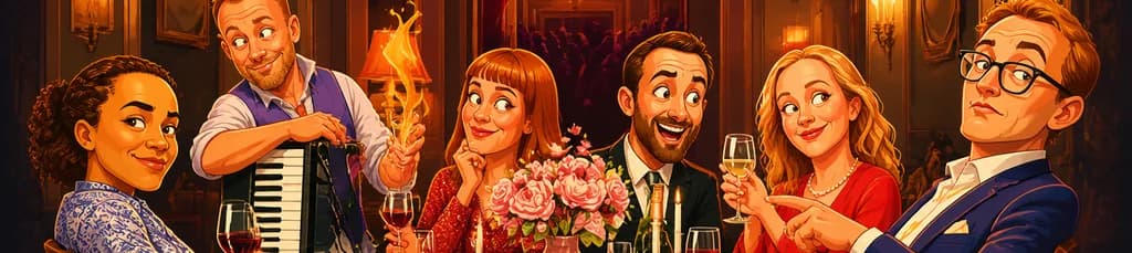 Fiesta con cena: El musical improvisado