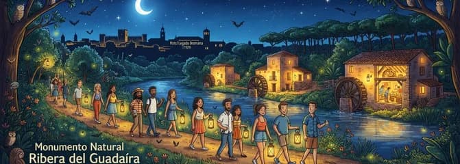 Recorrido nocturno por los molinos de Alcalá a la luz de la luna
