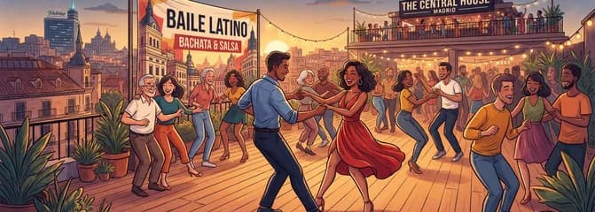 Sesión gratuita de iniciación a la bachata y salsa en el centro de Madrid
