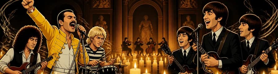 Un enfrentamiento musical bajo la luz de las velas: Queen contra The Beatles
