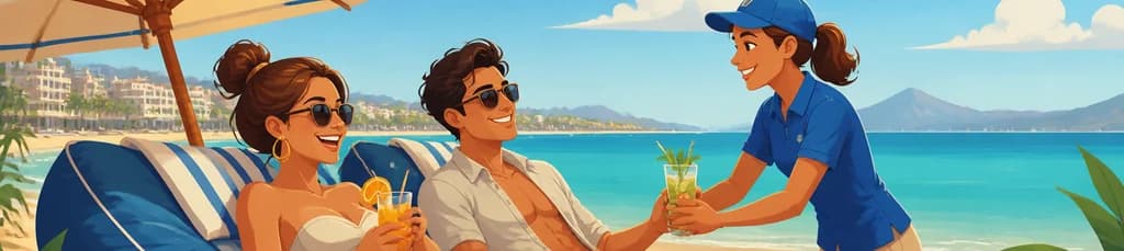 Disfrute de tumbonas VIP en la playa de Can Pastilla con NamiBlu
