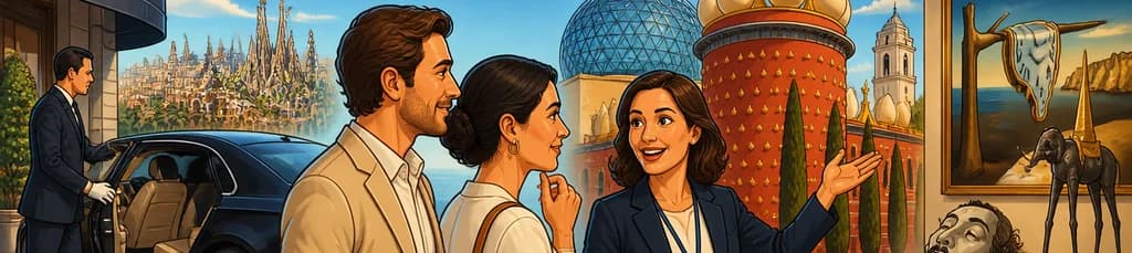 Visita privada de seis horas al Museo Dalí en Figueres, con partida desde Barcelona y recogida en su hotel