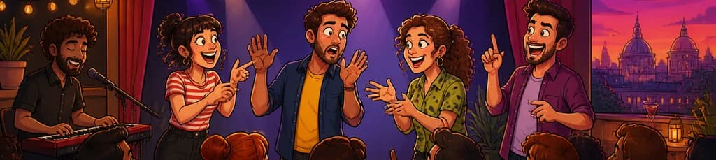 El espectáculo de improvisación "Impro Impar Show" en el Axel Hotel Madrid