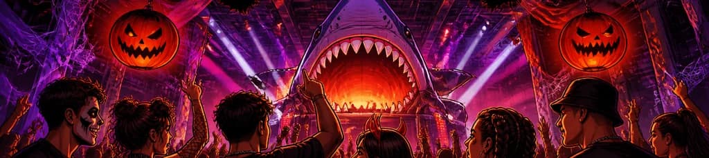 La fiesta de Halloween de SHARK en FABRIK