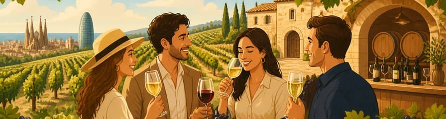 Lujosa Inmersión Enológica en una Bodega Boutique del Penedès con Salida desde Barcelona