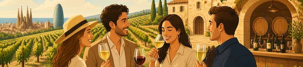 Lujosa Inmersión Enológica en una Bodega Boutique del Penedès con Salida desde Barcelona