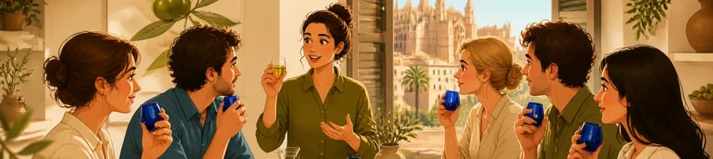 Degustación de Aceite de Oliva Ecológico en Palma de Mallorca
