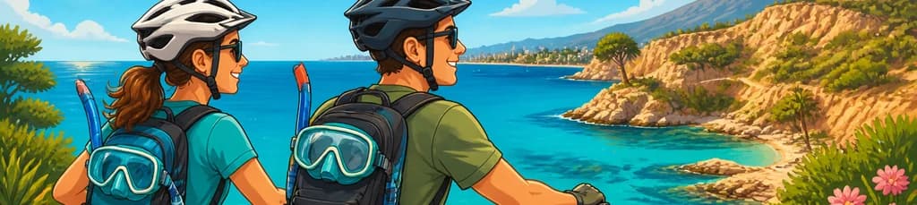 Explorando calas y playas de Alicante: snorkel en bicicleta eléctrica