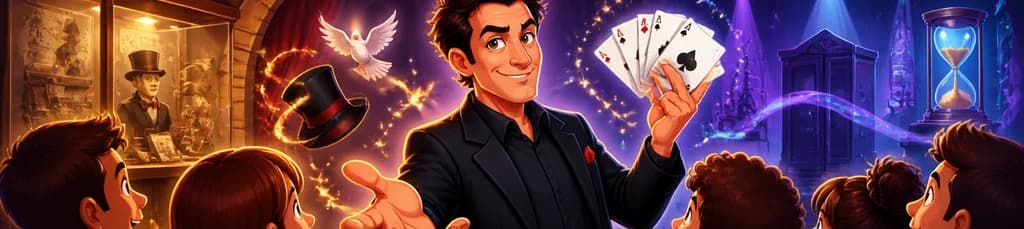 Jandro, el carismático mago de "El Hormiguero", en Magic Museum by Yunke