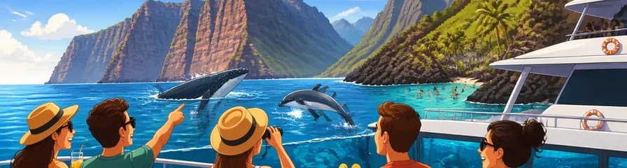 Experiencia de avistamiento de delfines y ballenas en Los Gigantes y Masca, con almuerzo y baño