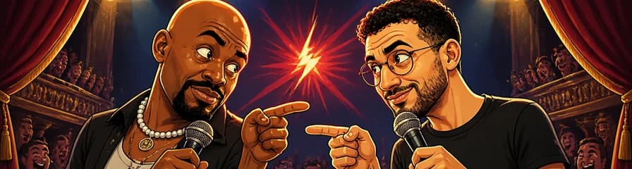 El duelo humorístico de Lamine Thior y Galder Varas