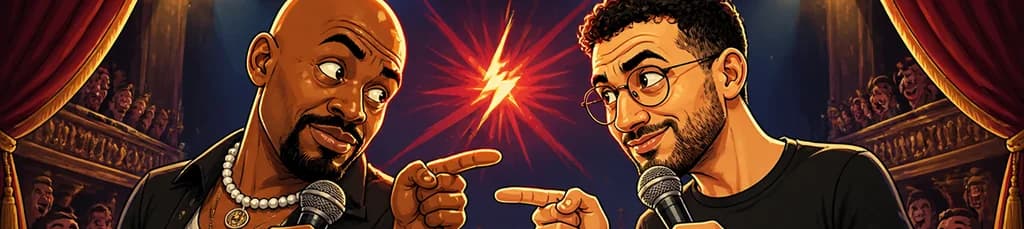 El duelo humorístico de Lamine Thior y Galder Varas
