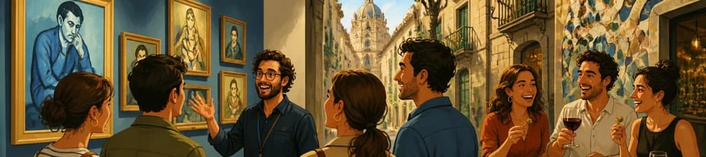 Recorrido privado a pie: Museo Picasso y tapas en el distrito artístico de Barcelona