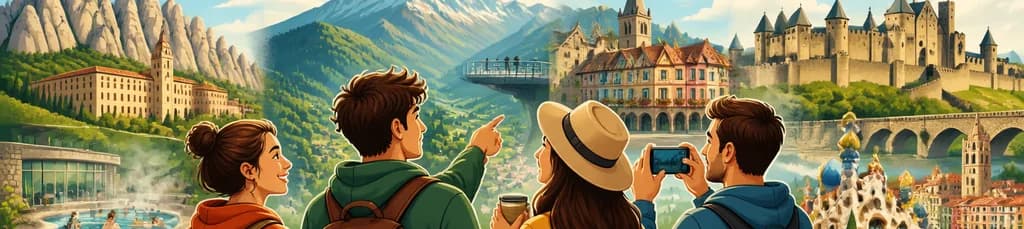 Recorrido de 3 días por España, Andorra y Francia desde Barcelona