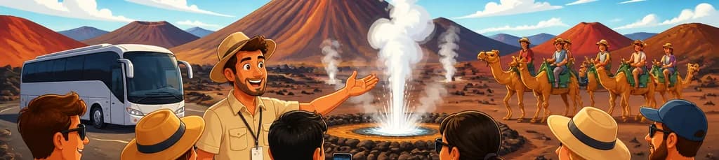 Descubre el sur de Lanzarote: Tour express al volcán Timanfaya
