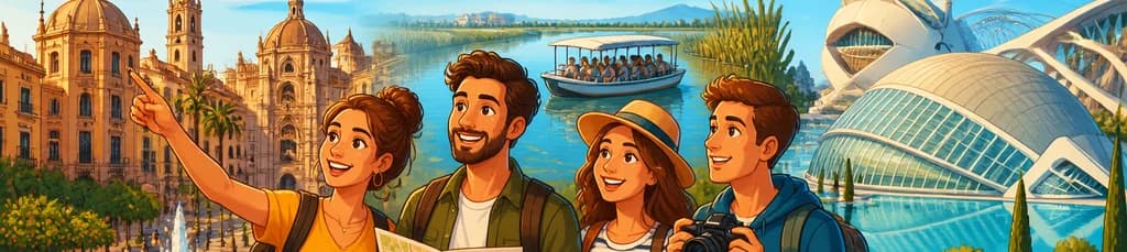 Recorrido a pie por Valencia, paseo en barco por la Albufera y visita a la Ciudad de las Artes y las Ciencias