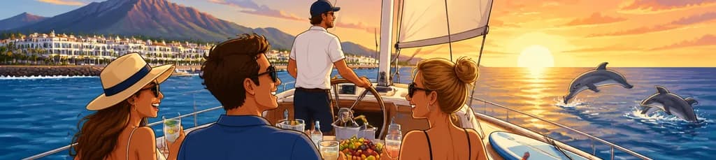 Travesía Privada en Velero por Marbella: Alquiler de 2 Horas