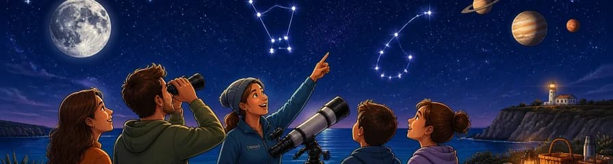 Observación de la Luna, estrellas y planetas en Formentera