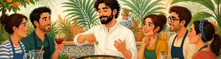 Taller culinario de cocina tradicional valenciana con el chef José