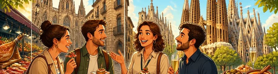 Recorrido Gastronómico Privado: Entradas para el Barrio Gótico y la Sagrada Familia